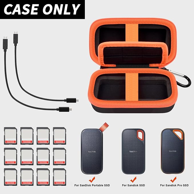 Case Compatible with SanDisk Extreme Pro/for SanDisk Portable SSD 1TB 2TB 4TB - Image 2