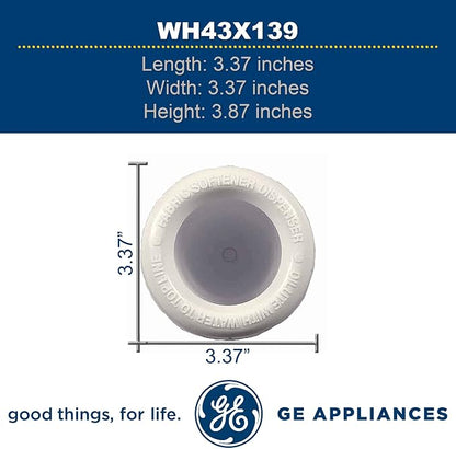 GE WH43X139 Genuine OEM Fabric Softener Dispenser Cup - Image 8