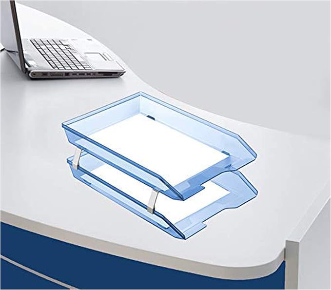 Acrimet Facility 2 Tier Letter Tray, Front Load, Letter Size/A4, Desktop File - Image 3