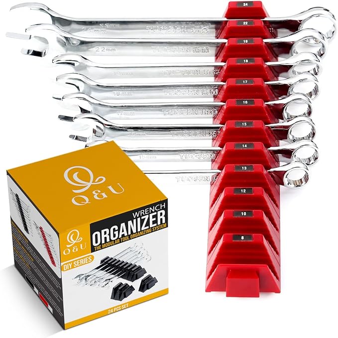 Q&U Wrench Organizer Modular System – 48 PCS Magnetic Wrench Organizer by Unknown