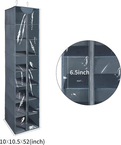 8 Tier Clear PVC Hanging Organizer - Image 7