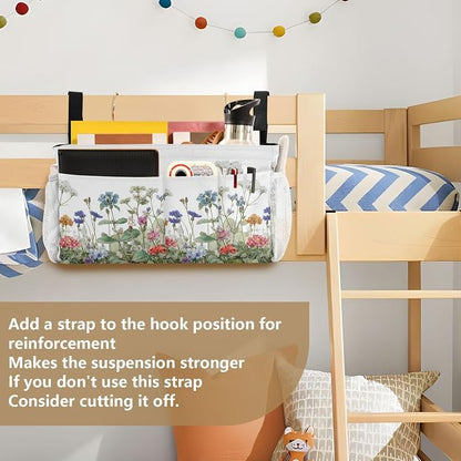 Wildflower Bloom Blue Bedside Caddy - Image 6