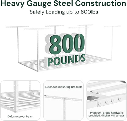 SunsGrove 3x6 Garage Storage Overhead Rack Organization, Adjustable Ceiling - Image 2