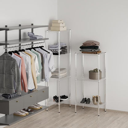 18" Deep x 24" Wide x 54" Height Wire Shelving Kit | 3-Tier | NSF Commercial - Image 7