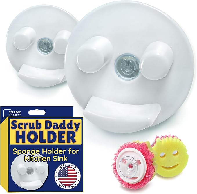 BeraTek Smiley Face Sponge Holder by StorageTheory