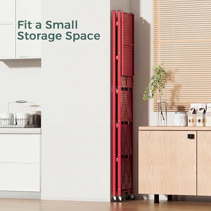 DEANIC 6-Shelf Folding Bookcase - Image 4
