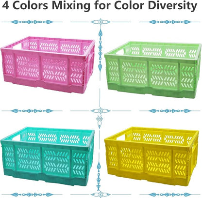 20L Folding Crate, Collapsible Storage Crates - Image 7