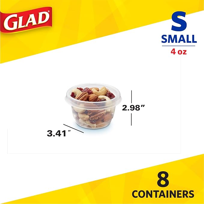 Glad GladWare Mini Round Food Storage Containers - Image 6