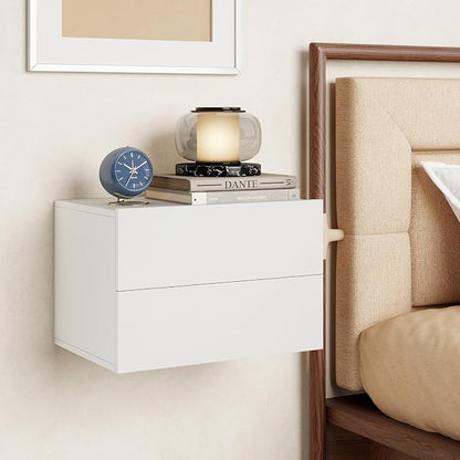 KOMFOTT Floating Nightstand, Wall Mounted Night Stand by KOMFOTT