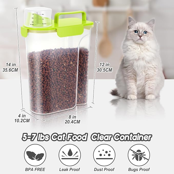 5 LBS/6Qt Pet Storage Container Portable - Image 5