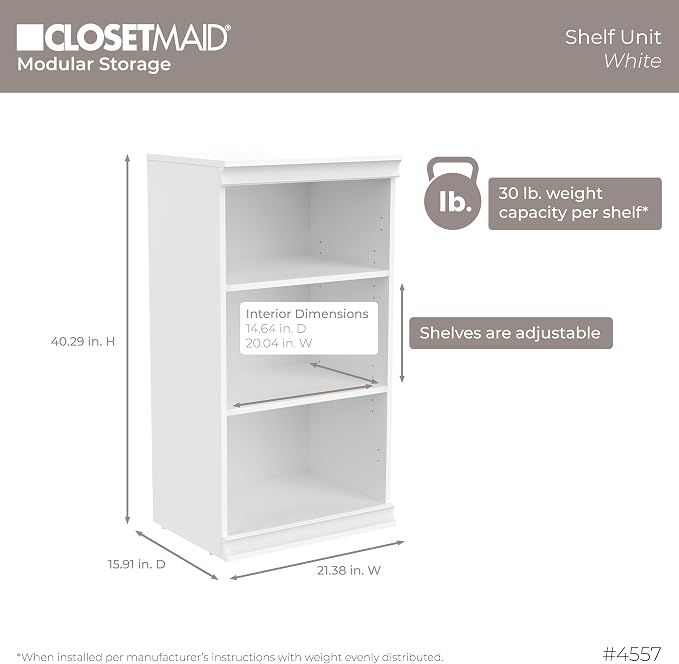 ClosetMaid Modular Storage Shelf Unit - Image 3
