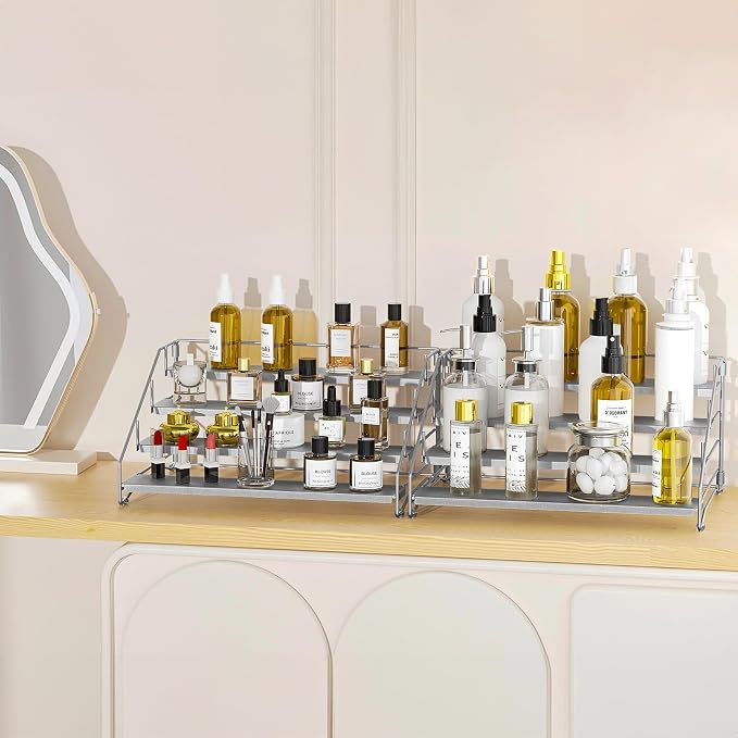 4 Tier Spice Rack Organizer for Cabinet, Spice Rack Organizer, Depth Adjustable - Image 7
