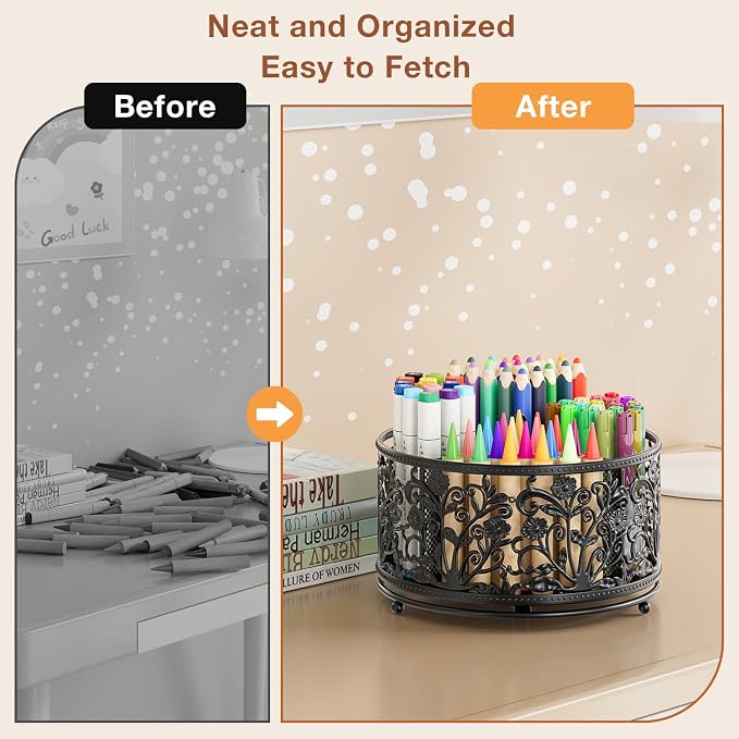 EKNITEY Pencil Holder for Desk - Image 6