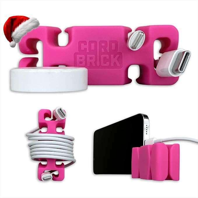 CordBrick Stocking Stuffers for Adults Cord Management Weighted Cord Holder by CordBrick