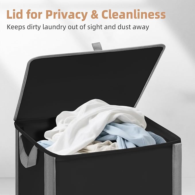 STORAGE MANIAC Rolling Laundry Hamper - Image 4
