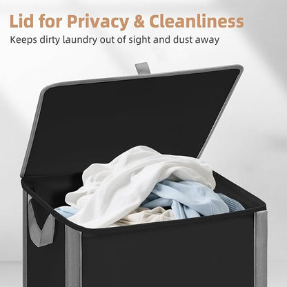 STORAGE MANIAC Rolling Laundry Hamper - Image 4