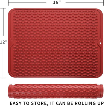 Silicone Dish Drying Mat for Multiple Usage, Easy clean, Eco-friendly, - Image 2