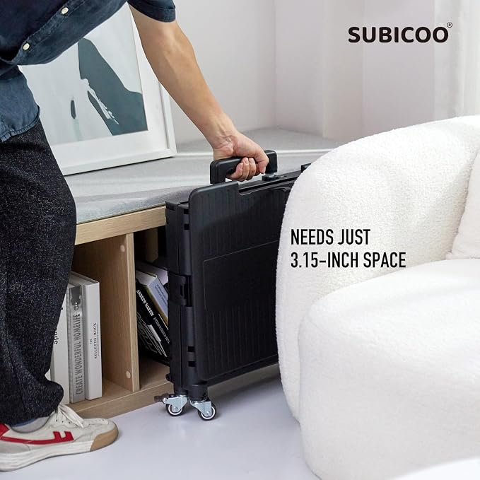 Folding Utility Cart Portable Rolling Crate Handcart Shopping Trolley - Image 8
