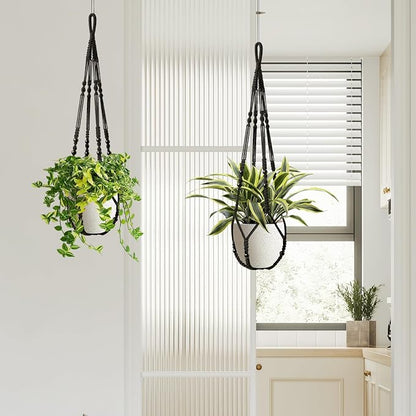 LEWESU Macrame Plant Hanger Indoor Set of 2 - Image 5