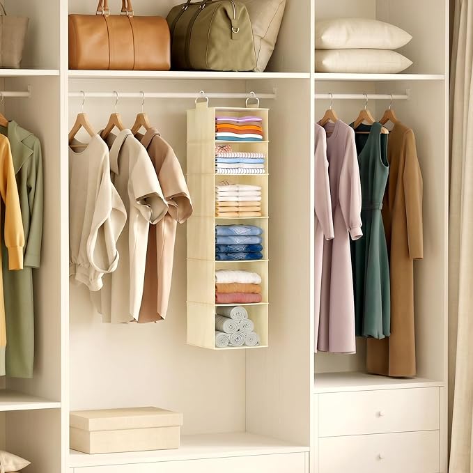 Lifewit 6 Tier Hanging Closet Organizer and Storage - Image 2