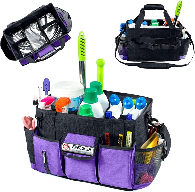 Cleaning Caddy for Cleaning Suppliers Organizer by FRECOLSH