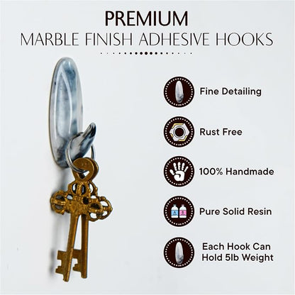 Indian Shelf Decorative Resin Adhesive Wall Hooks - Image 4
