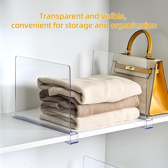 Shelf Dividers，Vertical Purse Organizer - Image 4