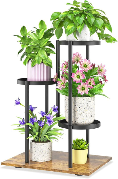 iDavosic.ly 3 Tier Plant Stand Indoor Outdoor, Tiered Corner Multiple Flower by iDavosicly