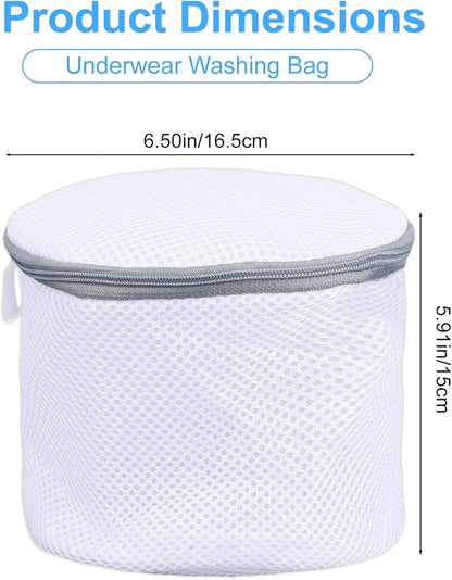 2pcs Underwear Bra Mesh Laundry Bag, 6.50x5.91in/16.5x15cm Durable Reusable - Image 2