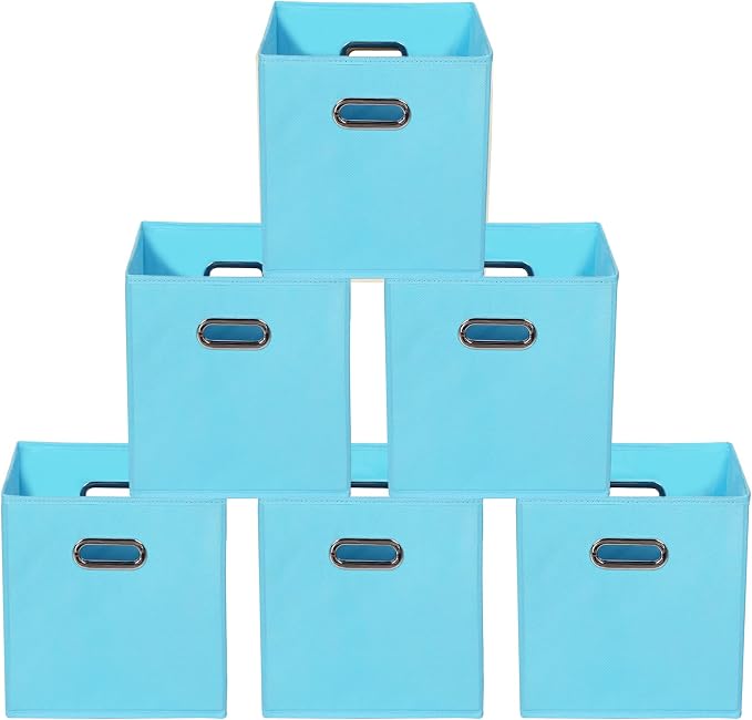 Yunkeeeper storage bins Cubes, Fabric Cube Organizer by Yunkeeper