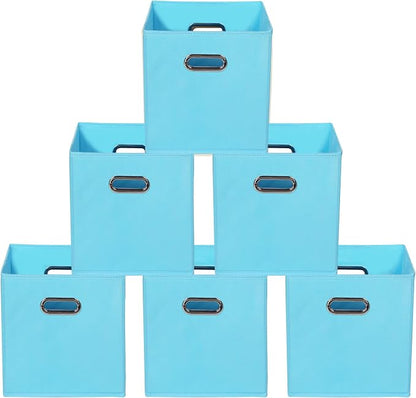 Yunkeeeper storage bins Cubes, Fabric Cube Organizer by Yunkeeper