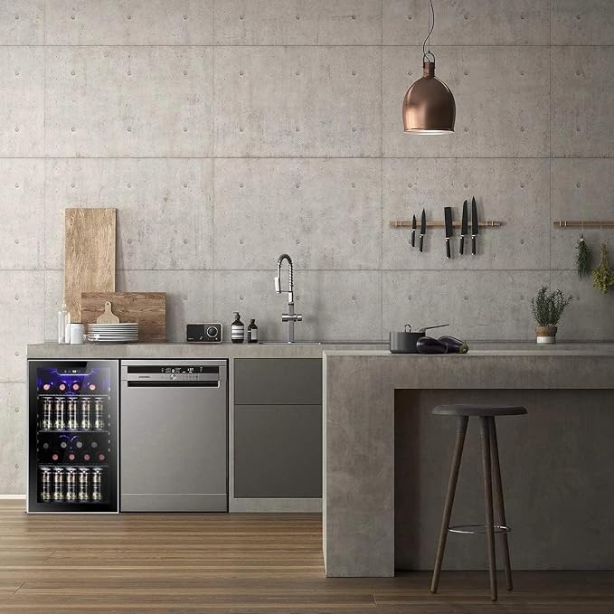 Antarctic Star 26 Bottle 130 Can Wine Cooler/Cabinet Beverage Refrigerator Mini - Image 6