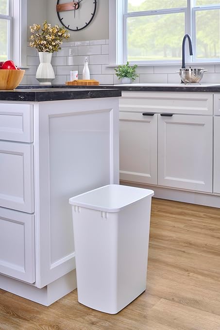 Rev-A-Shelf 35 Quart Polymer Replacement Trash Bin, Recycle Waste Garbage - Image 6