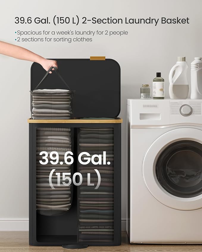 SONGMICS Laundry Hamper, Laundry Sorter - Image 6