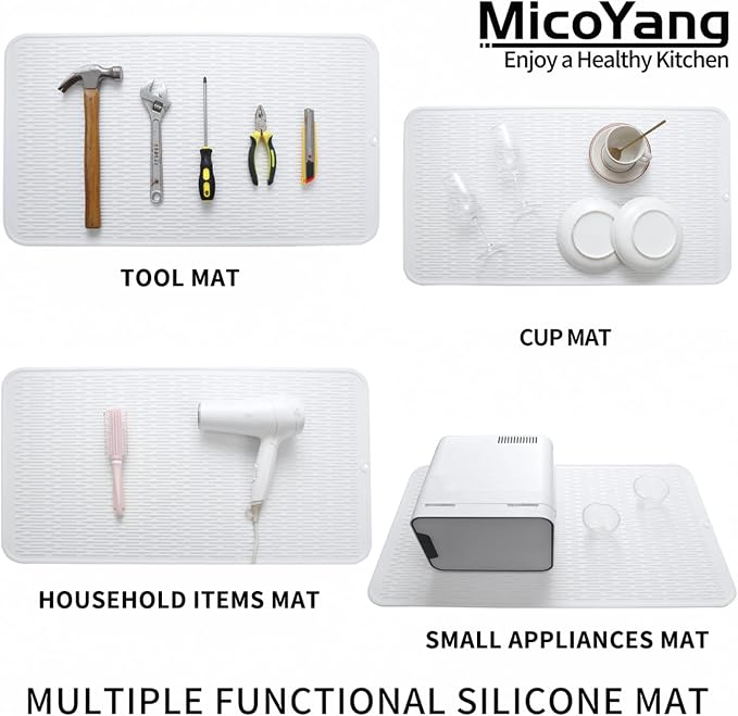 Silicone Dish Drying Mat for Multiple Usage, Easy clean, Eco-friendly, - Image 3
