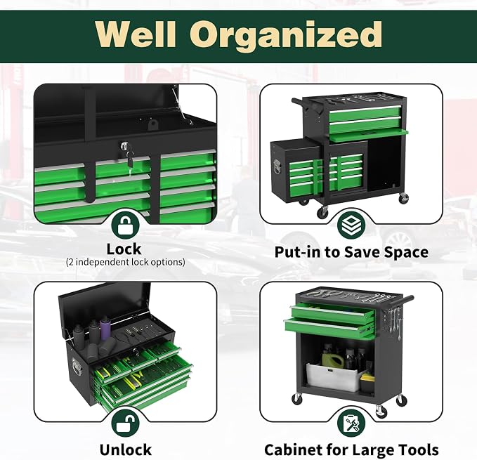 8-Drawer Heavy Duty Tool Chest - Image 6