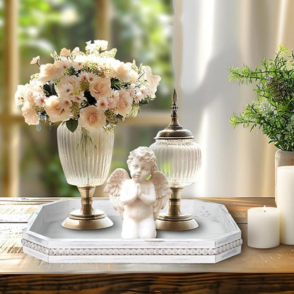 Wooden Decorative Tray, Rustic Serving Tray - Image 4