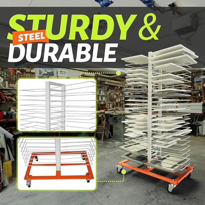 50 Shelves Paint Cabinet Drying Rack - Image 6