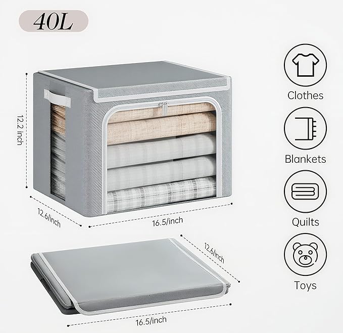 Yecaye Clothes Storage Bins - Image 5