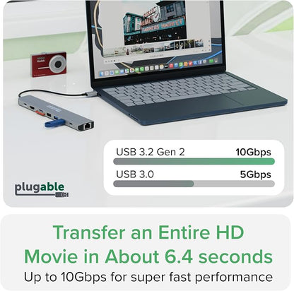Plugable USB C Hub Multiport Adapter: 9-in-1 - Image 8