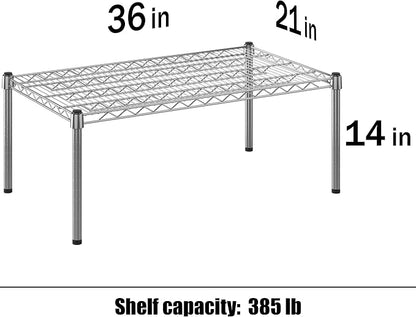 21" Deep x 36" Wide x 14" Height Wire Shelving Kit | 1-Tier | NSF Commercial - Image 3