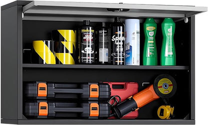 VEVOR Metal Wall Cabinet, 30.31 x 12.01 x 19.69 Inch, Floating Garage Tool by VEVOR