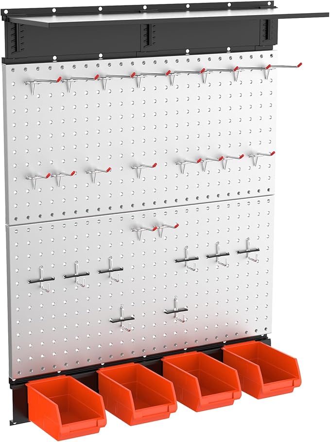 TORACK 69PCS Metal Pegboard by TORACK