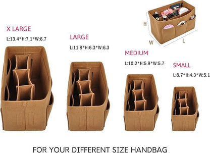 Vercord Felt Purse Organizer Handbag Insert Liner Shaper Bag in Bags - Image 4
