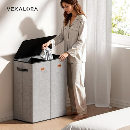150L Double Laundry Hamper - Image 2