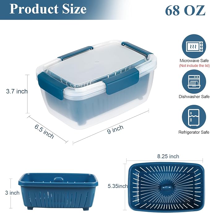 68oz Berry Keeper Fruit Storage Container - Image 7
