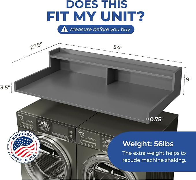 OfficeSimpli Washer Dryer Countertop - Image 2