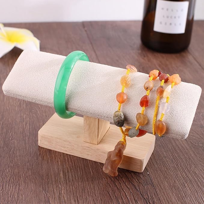 Wooden Watches Display Tower Base Watch Neck Bracelet Organizer Rack Bangle - Image 5