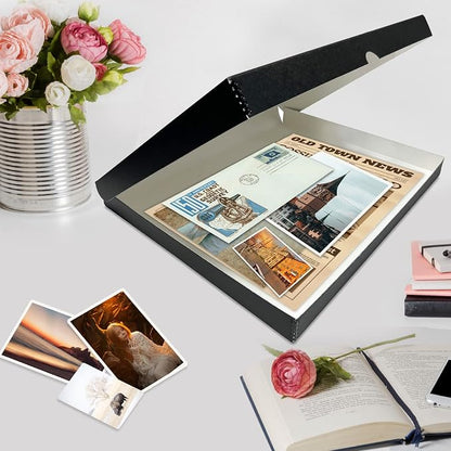 Lineco Clamshell Archival Storage Box, 16.5x20.5x1.75 In, Organize and Store - Image 8