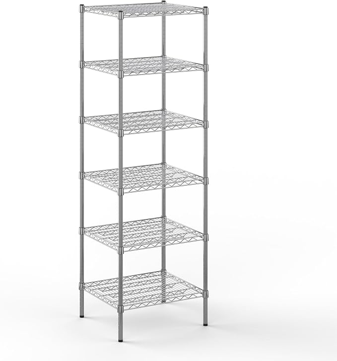 21" Deep x 24" Wide x 74" Height Wire Shelving Kit | 6-Tier | NSF Commercial by Regal+Altair